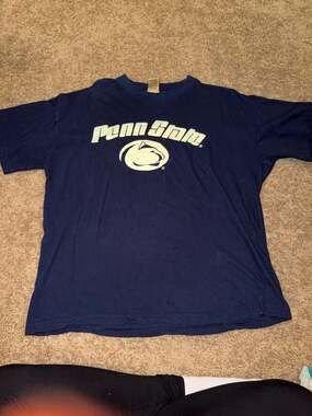Big Ball Sports Penn State Nittany Lions Graphic T-Shirt Navy Blue Men's XL